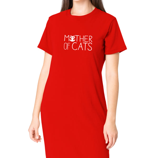 Mother of Cats T-Shirt Dress