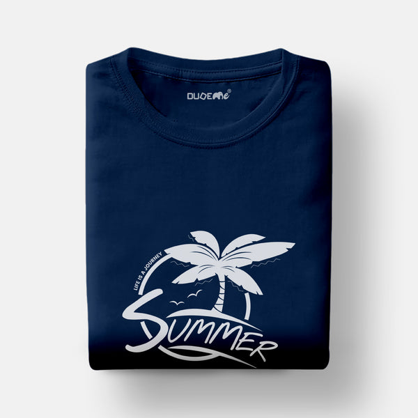 Summer Beach Unisex Travel Half Sleeve T-Shirt