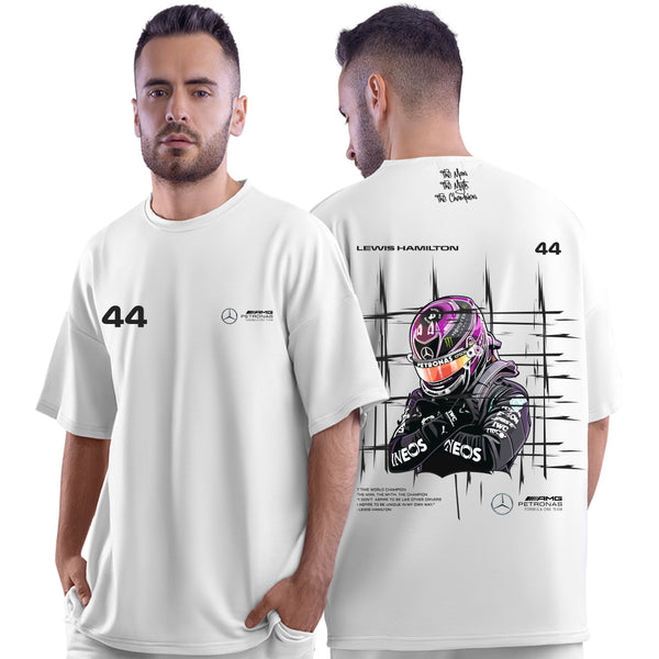 Tribute to Chadwick Unisex Motorsport Oversized T-shirt