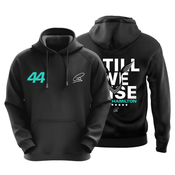 Still We Rise Black Unisex Motorsport Hoodie