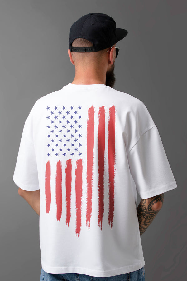 USA Flag Oversized T-Shirt