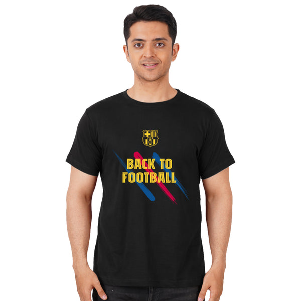 FCB Back To Football Unisex Half Sleeve Football T-shirt