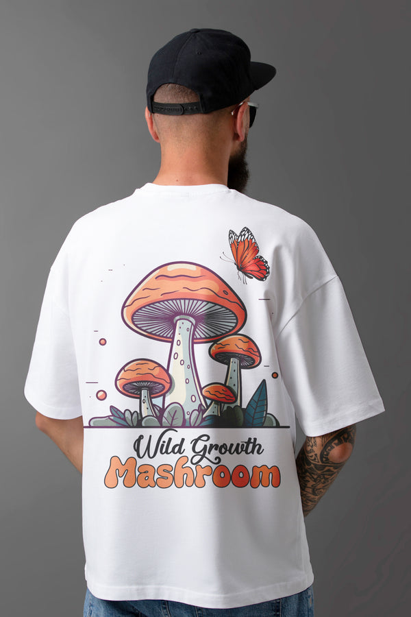 Wild Growth Mushroom Oversized T-Shirt