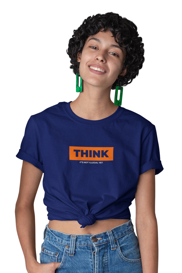 Think It's Not Illegal Yet - Knot Crop Top