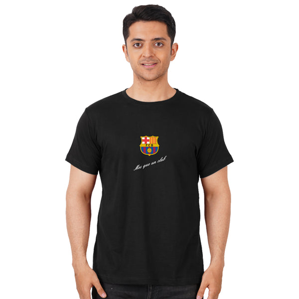 Mes Que Un Club Unisex Half Sleeve Football T-shirt