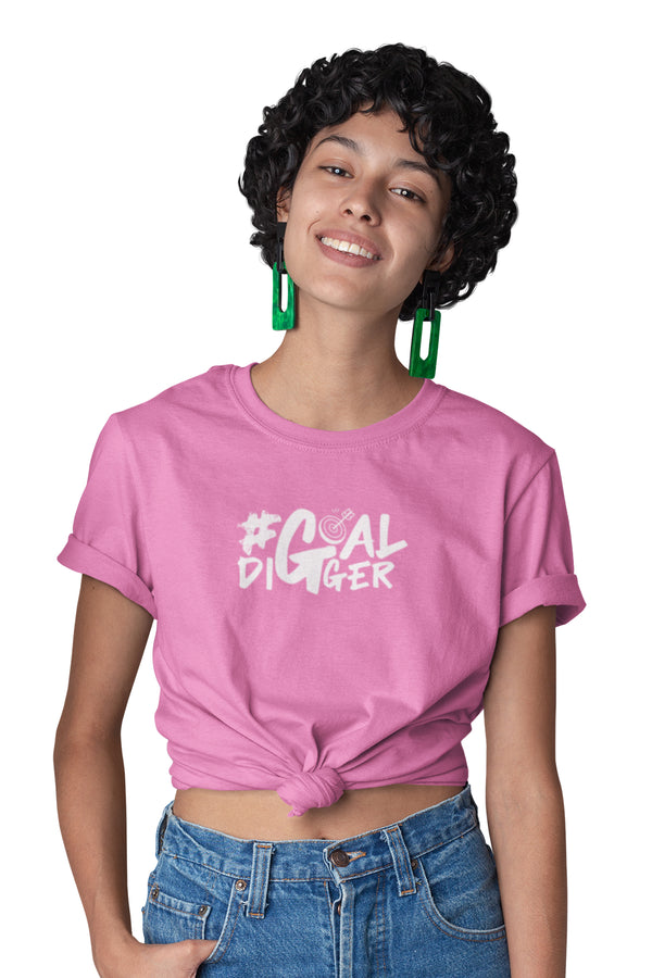 Goal Digger - Knot Crop Top