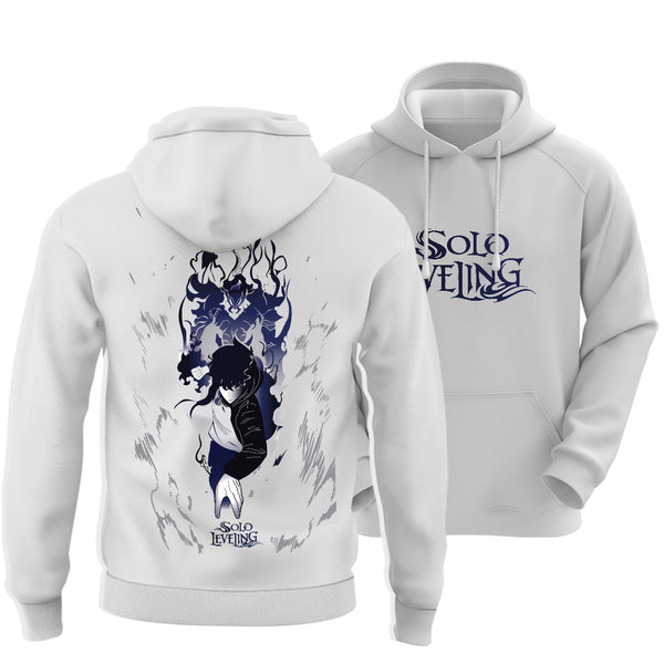 Sung Jin-woo Anime White Hoodie