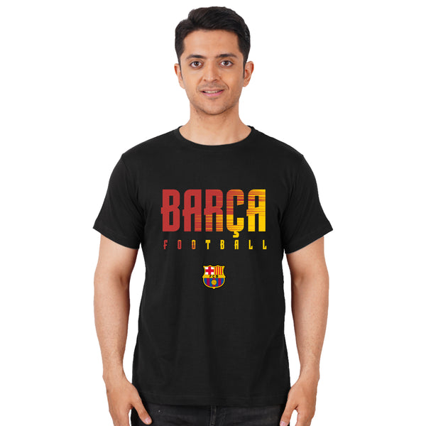 FCB Barca Unisex Half Sleeve Football T-shirt