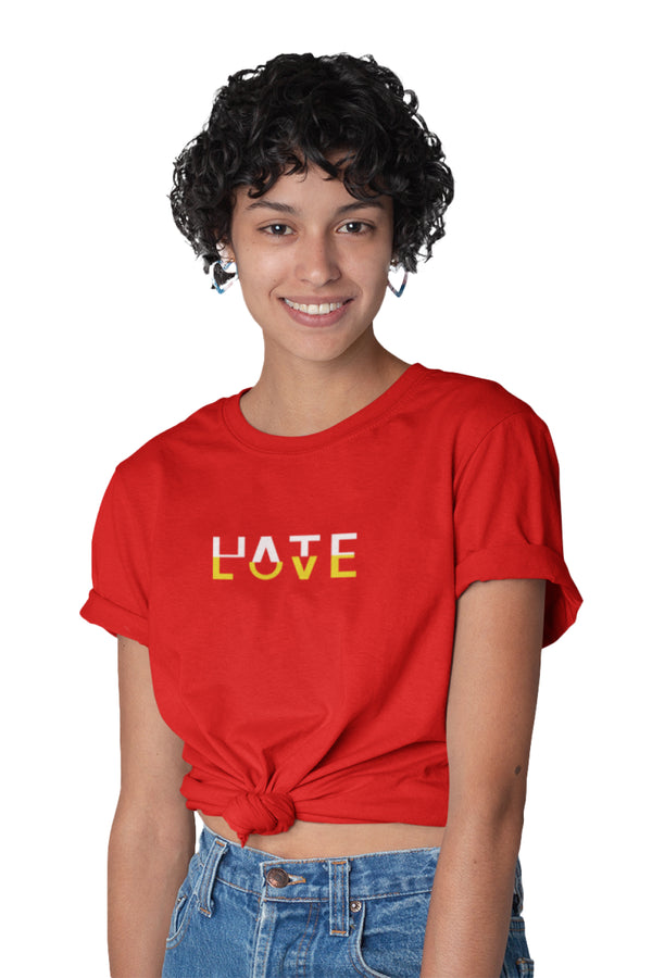 Love Hate - Knot Crop Top