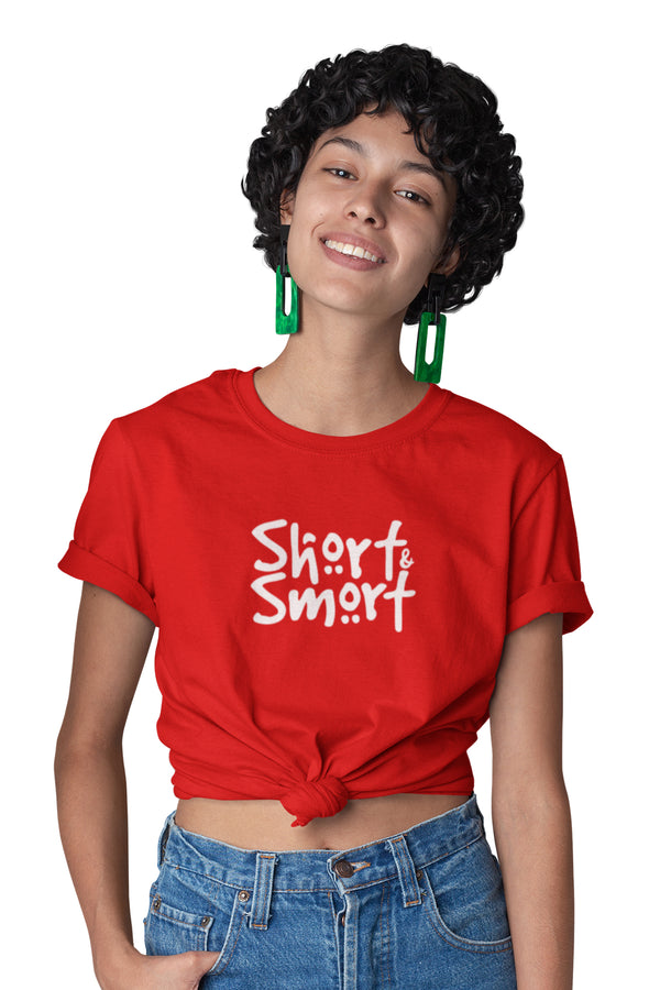 Short Smort - Knot Crop Top