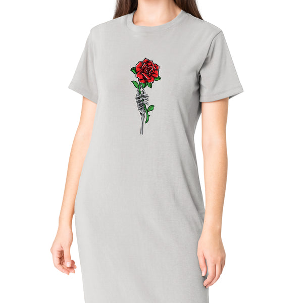 Rose & Bones T-Shirt Dress