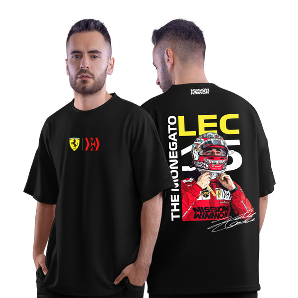 The Monegato Lec Oversized Half Sleeve Unisex Motorsport T-Shirt