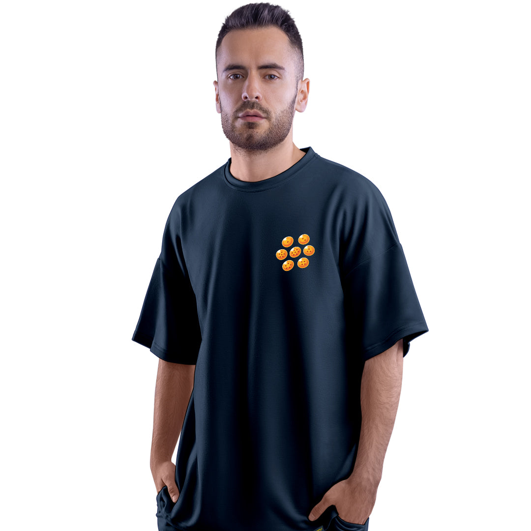 Golden Frieza Navy Unisex Oversized T-Shirt – Dudeme